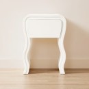 Wavy-Bedside-Table-White Sale