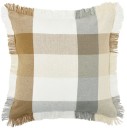 60cm-Check-Fringe-Cushion Sale