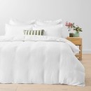 Muslin-Cotton-Quilt-Cover-Set-King-Bed-White Sale