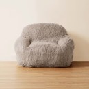 Faux-Fur-Taupe-Expanding-Chair Sale