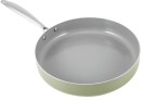 28cm-Ceramic-Non-Stick-Frypan-Green Sale