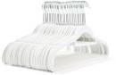 30-Pack-Flocked-Hangers-White Sale