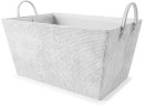 Tapered-Textured-Basket-Grey Sale