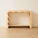 Burlwood-Look-Hall-Table Sale