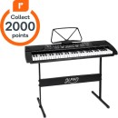 Alpha-61-Keys-Electronic-Piano-Keyboard-Digital-Electric-w-Stand-Beginner-Black Sale