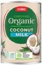 Coles-Organic-Coconut-Milk-400g Sale