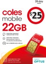 Coles-Mobile-25-Prepaid-SIM Sale