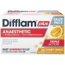Difflam-Plus-Anaesthetic-Honey-Lemon-Lozenges-Pk-32 Sale