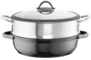 The-Cooks-Collective-Ceramic-Non-Stick-Saut-Pan-Steamer-with-Lid-28cm Sale