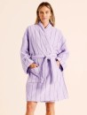 Vue-Pinstripe-Bathrobe-Purple Sale