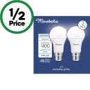 Mirabella-GLS-Edison-Screw-or-Bayonet-14W-LED-Globe-Assorted-Pk-2 Sale