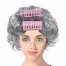NEW-Wig-Grandma-with-Rollers-Grey-Ea Sale