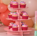 Cup-Cake-Stand-Pink-3-Tier-30cm-Ea Sale