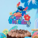 NEW-Lilo-Stitch-Cake-Topper-Acrylic-22cm-Ea Sale