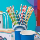 Straws-Paper-Assorted-21cm-Pk-40 Sale