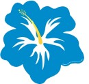 Cutout-Hibiscus-Blue-Ea Sale