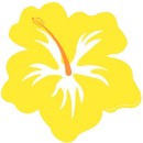 Cutout-Hibiscus-Yellow-Ea Sale