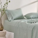 Washed-Linen-Fitted-Sheet-by-MUSE Sale