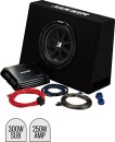 Kicker-10-Subwoofer-in-Slim-Enclosure-Plus-Amplifier-Wiring-Kit Sale