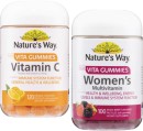 Natures-Way-Adult-Vita-Gummies-Womens-Multivitamin-100-Pack-or-Vitamin-C-120-Pack Sale