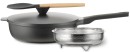 The-Cooks-Collective-Colours-Saute-Pan-with-Steamer-28cm-Charcoal Sale
