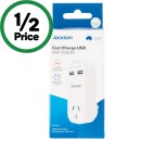 Jackson-2-Outlet-USB-Charger-with-Mains-Outlet-Pk-1 Sale