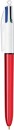 NEW-BIC-4-Colours-Ballpoint-Pen-Shine-Red Sale