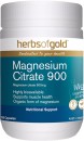 Herbs-of-Gold-Magnesium-Citrate-900-120-Capsules Sale