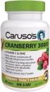 Carusos-Natural-Health-Cranberry-30000-High-Potency-90-Tablets Sale