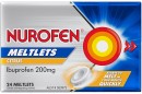 Nurofen-Meltlets-Ibuprofen-Pain-Relief-Citrus-24-Tablets Sale