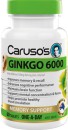 Carusos-Ginkgo-6000-60-Tablets Sale