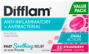 Difflam-Anti-Inflammatory-Antibacterial-Strawberry-Flavour-Value-Pack-32-Lozenges Sale