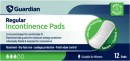 Guardian-Incontinence-Pads-Regular-12-Pack Sale