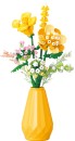 Flower-Love-Yellow-Vase-Bouquet-290pcs Sale