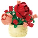 Flower-Love-Roses-Basket-Bouquet Sale