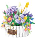 Flower-Love-White-Basket-Bouquet-1466pcs Sale