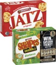 Arnotts-Shapes-or-Jatz-Crackers-130g-225g Sale