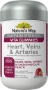 NEW-Natures-Way-Platinum-Strength-Adult-Vita-Gummies-Heart-Veins-Arteries-30-Pack Sale