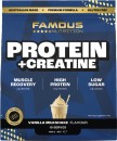 Famous-Nutrition-Protein-Creatine-Vanilla-Milkshake-Flavour-400g Sale