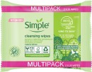 Simple-Biodegradable-Cleansing-Wipes-2-x-25-Pack Sale
