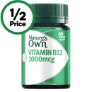 Natures-Own-Vitamin-B12-1000mcg-Tablets-Pk-60 Sale