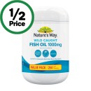 Natures-Way-Wild-Caught-Fish-Oil-1000mg-Capsules-Pk-250 Sale
