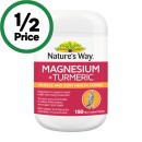 Natures-Way-Magnesium-Turmeric-Tablets-Pk-150 Sale
