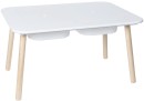 Kadink-Rascal-Kids-Table-with-2-Tubs-White Sale