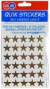 Quik-Stickers-Self-adhesive-Labels-Gold-Stars Sale