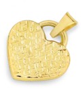 9ct-Gold-Two-Tone-12mm-Diamond-Cut-Reversible-Heart-Pendant Sale