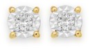 9ct-Gold-Diamond-4-Claw-Stud-Earrings Sale