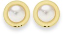 9ct-Gold-Cultured-Freshwater-Pearl-Earrings Sale