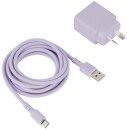 Wall-USB-Charger-with-USB-A-to-USB-C-Purple Sale