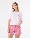 Knit-T-Shirt-and-Shorts-Pyjama-Set Sale